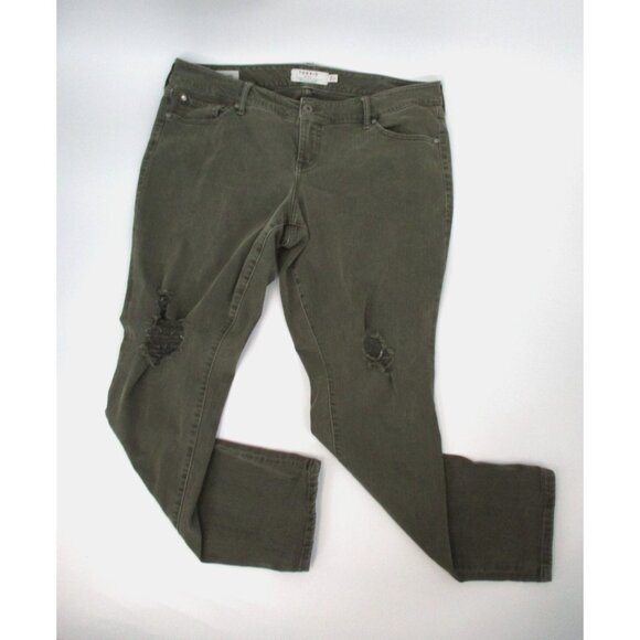 torrid Denim - Torrid Boyfriend Jeans Womens Size 16R Distressed Gray